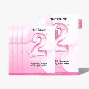 Numbuzin No.2 Rose PDRN Collagen Lapping Mask